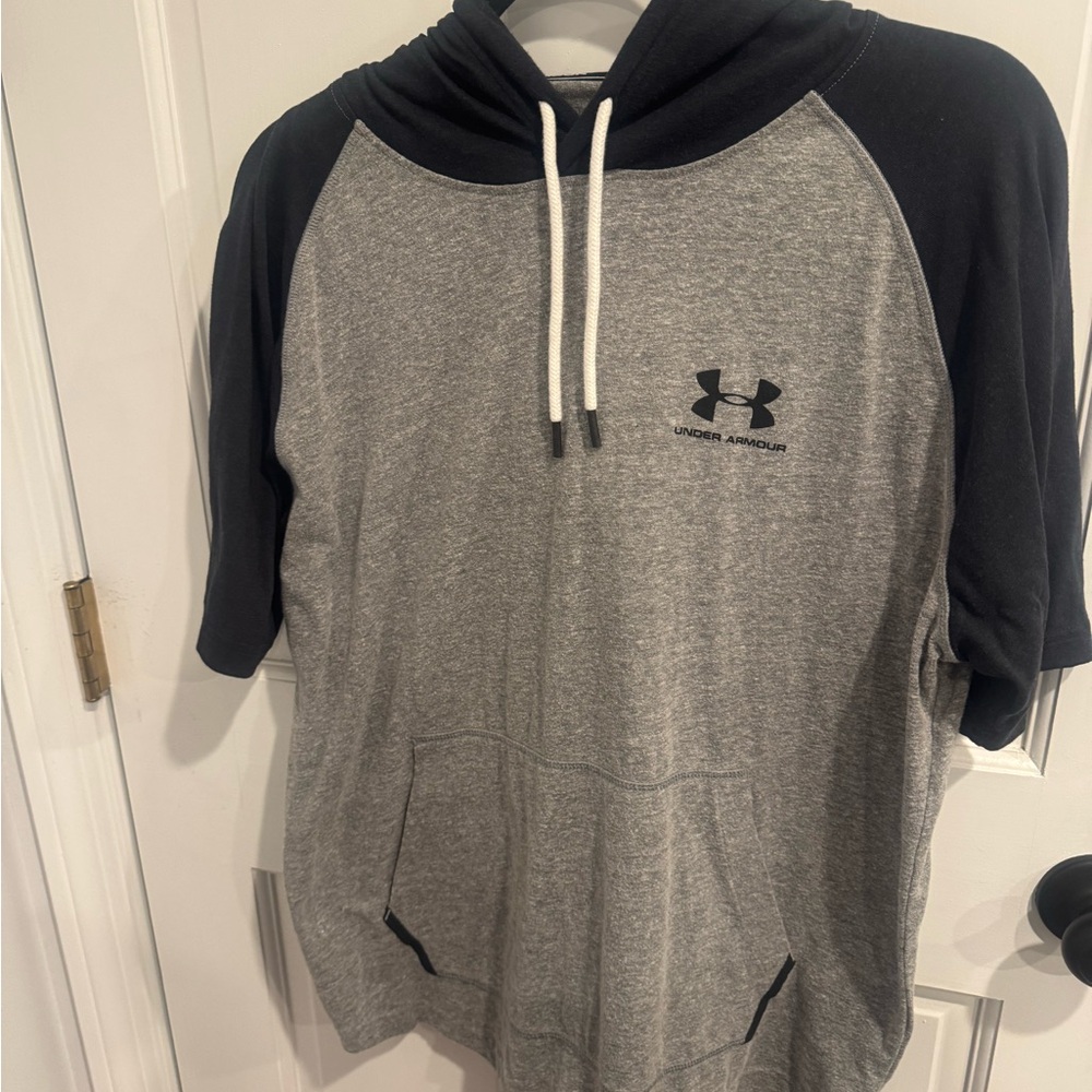 Under Armour Black and Gray Hoodie